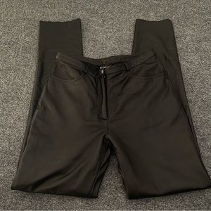 BeBe 100% Genuine Leather y2k Pants